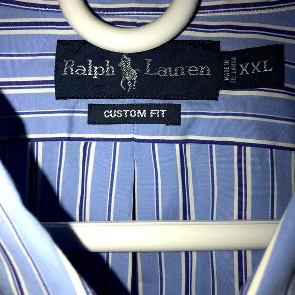 Ralph Lauren button down Custom Fit Shirt NWOT! - Picture 4 of 5